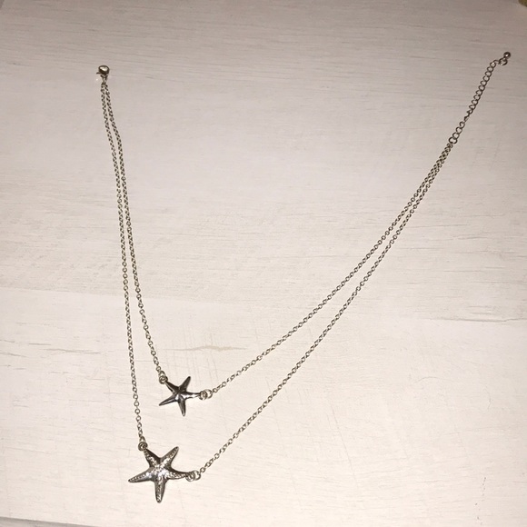 A set of 2 combined starfish necklaces - Picture 1 of 3